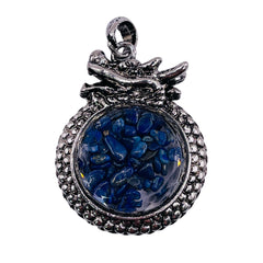 Lapis Lazuli Dragon Pendant