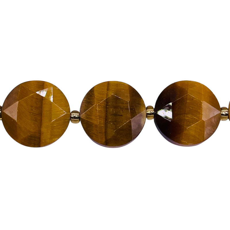 16mm Coin Cut Tiger Eye