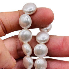 12mm Coin Shell Pearl