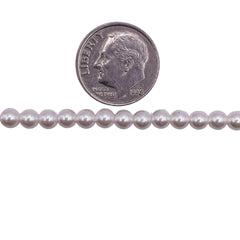 4mm Round Shell Pearl