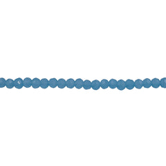 3mm Thunder Polish Glass Crystal Roundel Cut Blue Jade