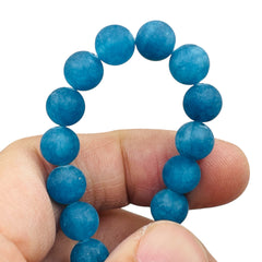 8mm Round Dyed Jade