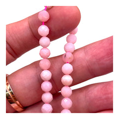 6mm Round Cut Pink Opal A Grade