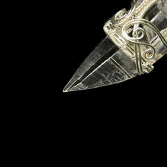 Supreme Quality Lemurian Pendant Master Wrapped Wired Technique Large
