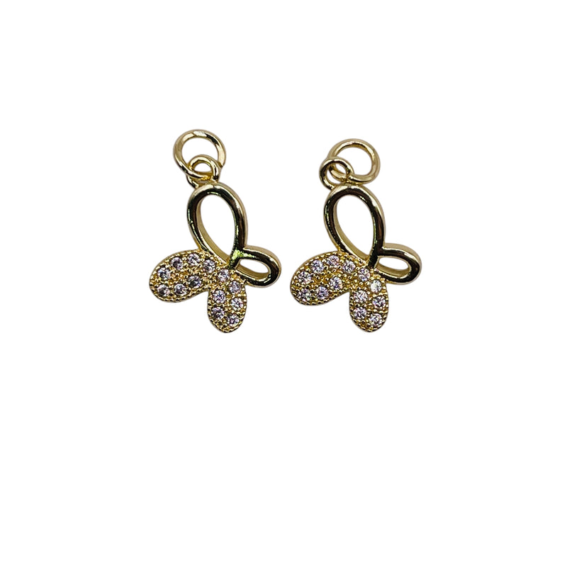 17x12mm Butterfly Charm