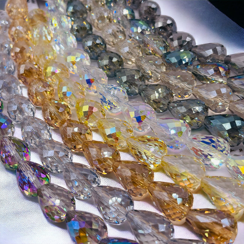 18x13mm Tear Drop Glass Crystal Package Deal