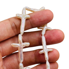 20 to 25mm Fresh Water Pearl Cross