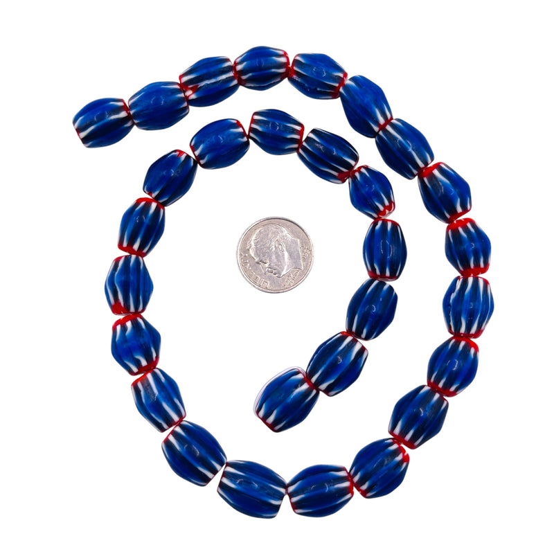 14x10mm Trade Bead Handmade Lampwork