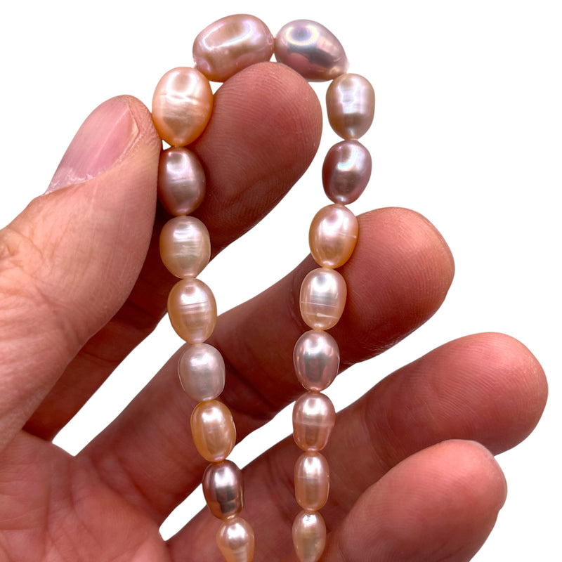 Fresh Water Pearl Oval Graduated strand