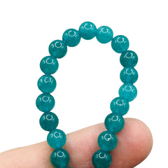 6mm Round Dyed Jade