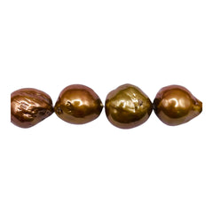 Fresh Water Pearl 10mm Baroque Bronze