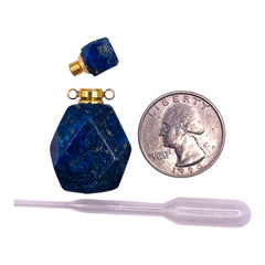 36x23mm Perfume Holder Lapis Lazuli Pendant