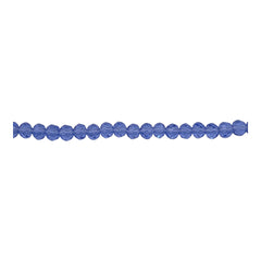 3mm Thunder Polish Glass Crystal Roundel Cut Lt Sapphire