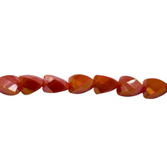 7x6mm Triangle Glass Crystal Orange GA