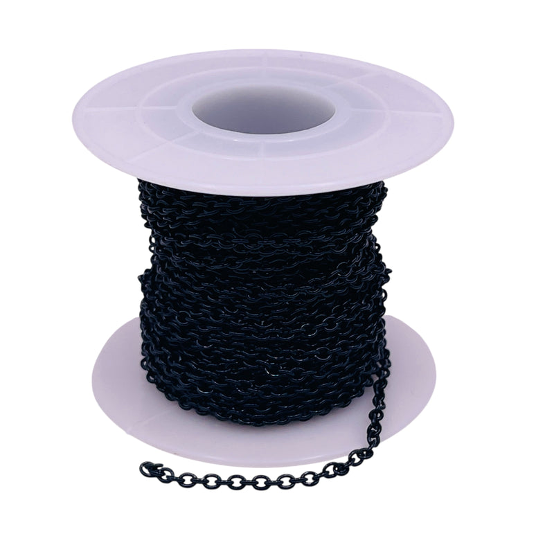 Losolo 2.6mm Stainless Steel Chain Black
