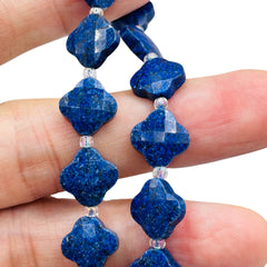 11mm Clover Cut Lapid Lazuli