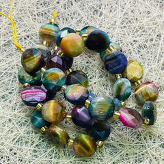 10mm Coin Cut Tiger Eye Combo