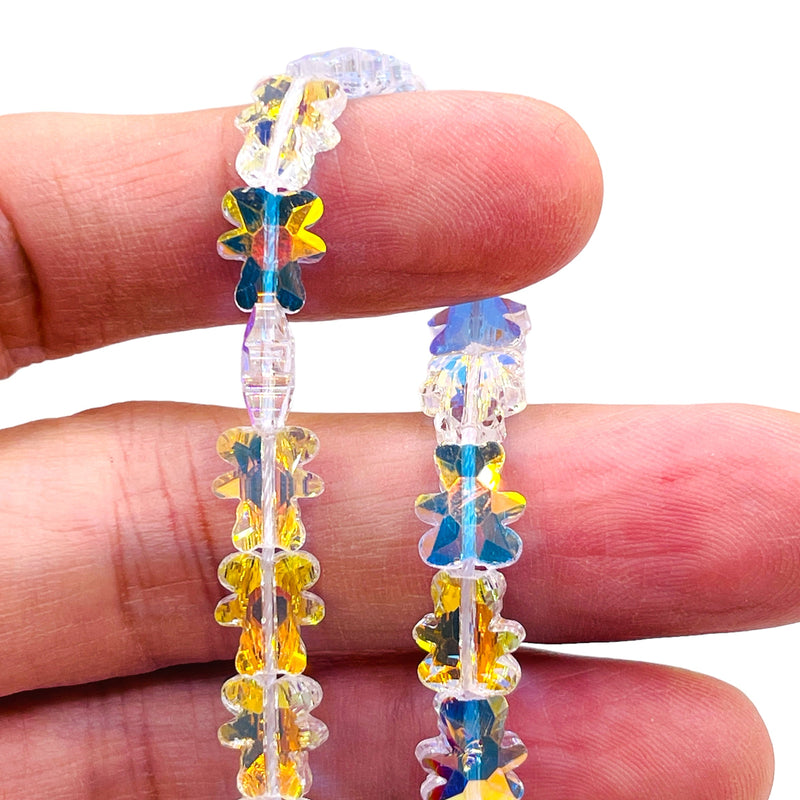 9x8mm Bear Glass Crystal Super AB