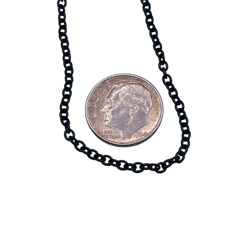 Losolo 2.6mm Stainless Steel Chain Black