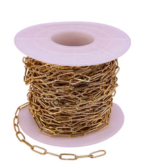 Losolo Chain 9x3mm 18K Gold Plated
