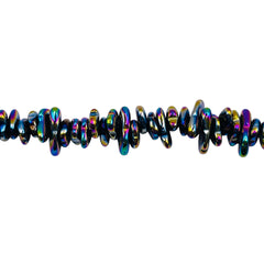 5-7mm Chips Hematite Rainbow