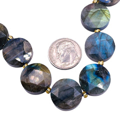 16mm Coin Cut Labradorite