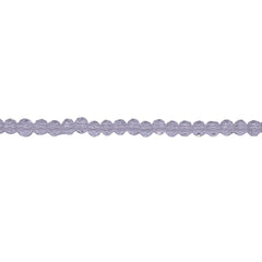 3mm Thunder Polish Glass Crystal Roundel Cut Crystal