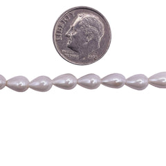 7x5mm Tear Drop Shell Pearl