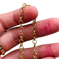 Losolo Chain 5mm 18K Gold Plated