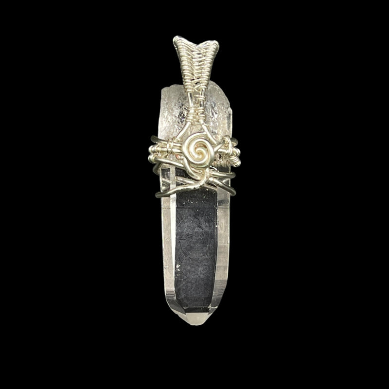 Supreme Quality Lemurian Pendant Master Wrapped Wired Technique Small