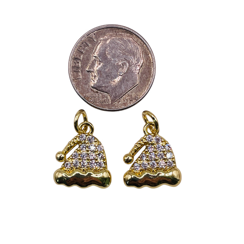 13x11mm Christmas Hat Charm