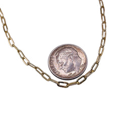 Losolo Chain 5x2.5mm 18K Gold Plated