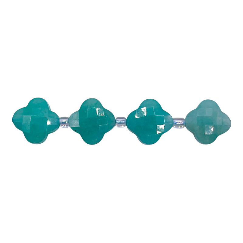 11mm Clover Cut Amazonite