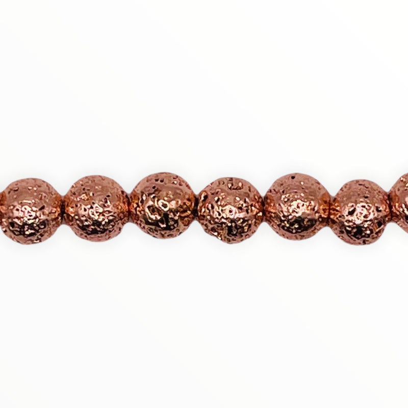 Lava Bead Rose Gold