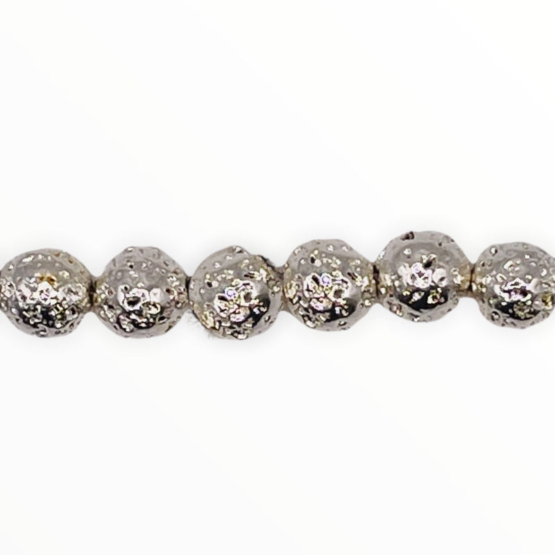 Lava Bead White Gold