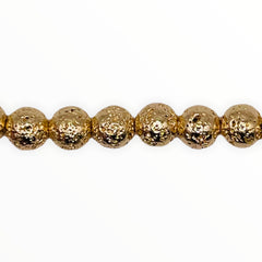 Lava Bead Pure Gold