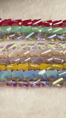 10x8mm Twisted Bow Tie Glass Crystal Package Deal