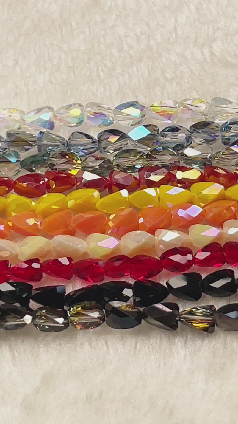 7mm Triangle Glass Crystal Package Deal