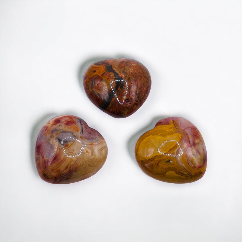 Crazy Agate Heart