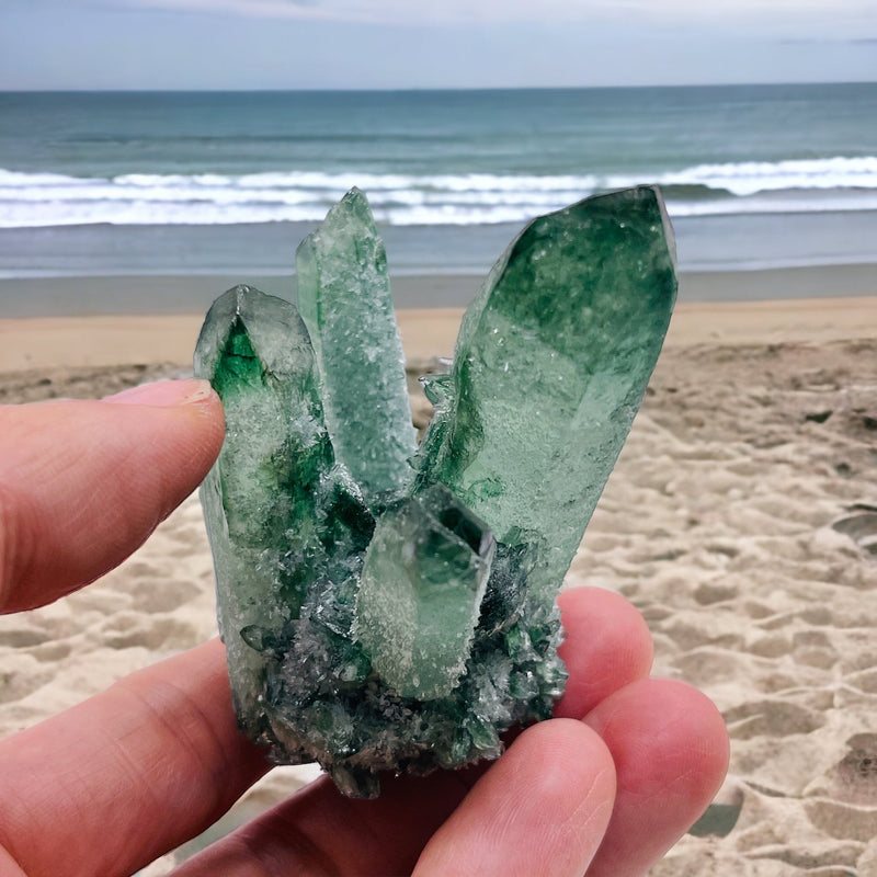 Green Crystal Clusters