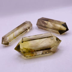 Lemon Quartz Double Points