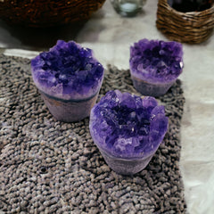 Amethyst Cup Cake Flower