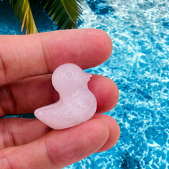 Rose Quartz Duck