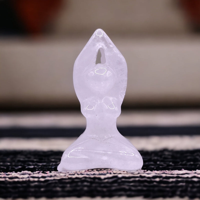 Clear Quartz Yoga Post