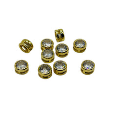 8mm Round Rhinestones Spacer