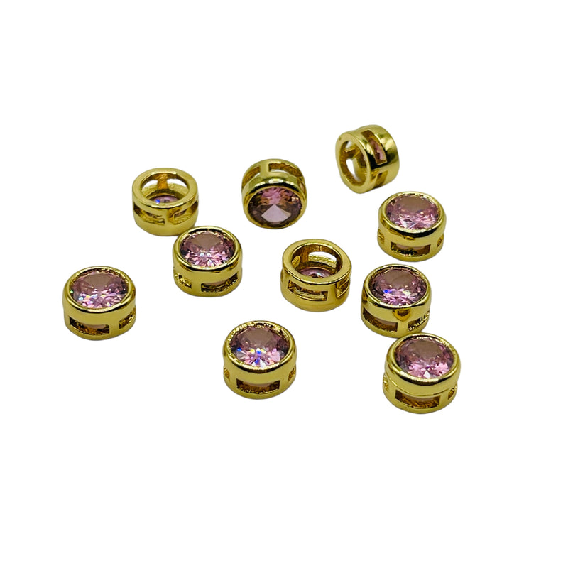 8mm Round Rhinestones Spacer