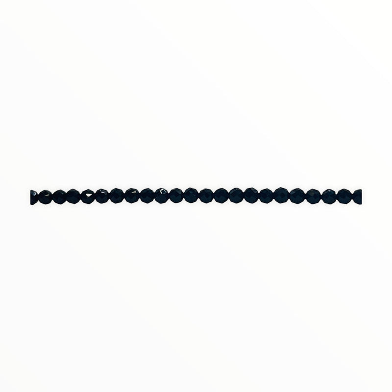 3mm Thunder Polish Round Cut Jet