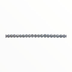 3mm Thunder Polish Round Cut Gray Blue
