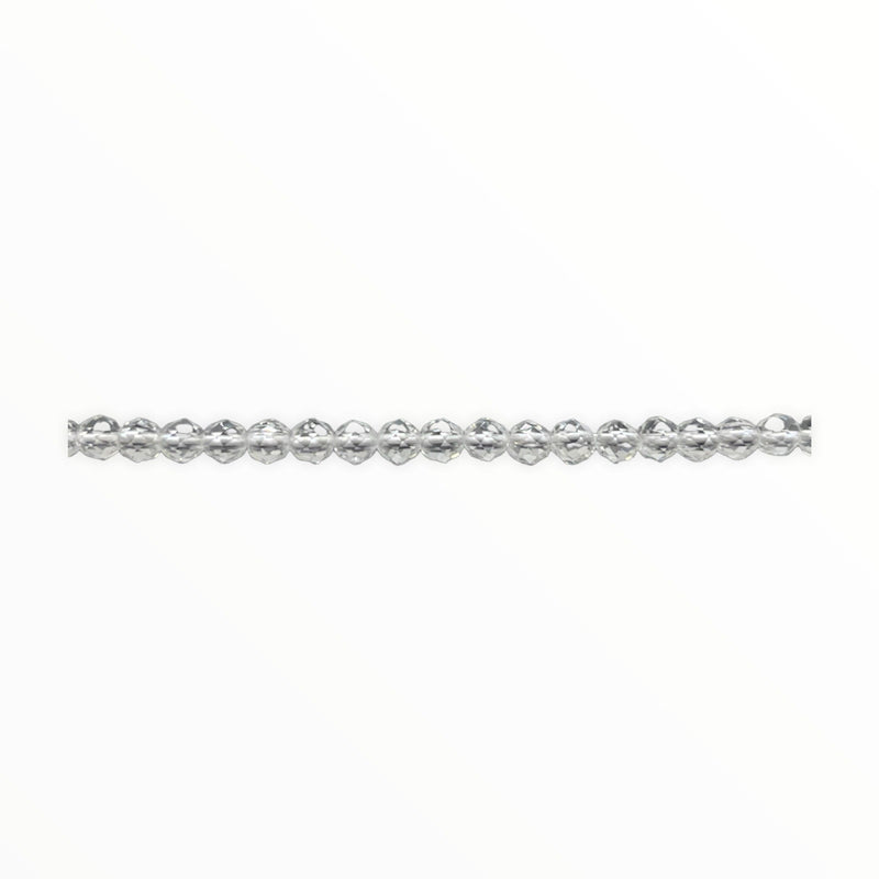 3mm Thunder Polish Round Cut Clear