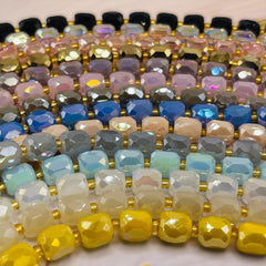 9x8mm Barrel Cut Super Crystal AB